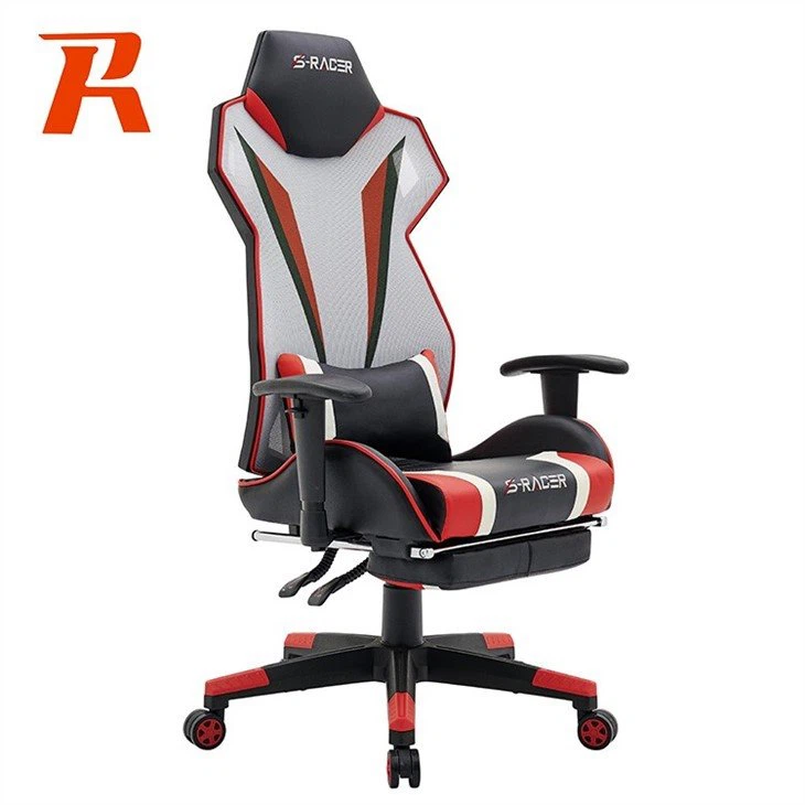 Mesh Gaming Chair With Footrest